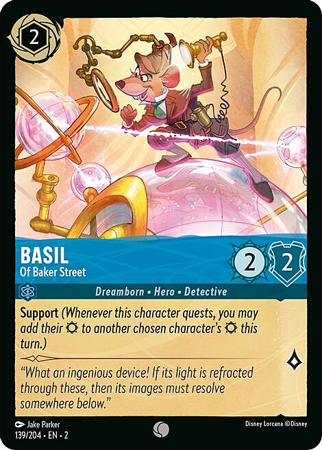 Basil - Of Baker Street Card Front