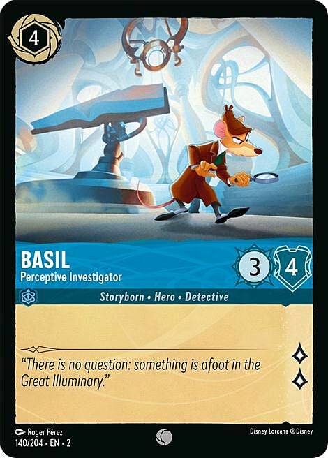 Basil - Perceptive Investigator Frente