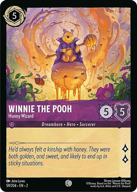 Winnie The Pooh - Hunny Wizard Card Front