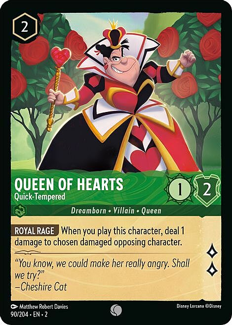 Queen Of Hearts - Quick-Tempered Frente