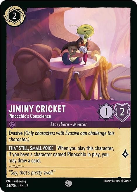 Jiminy Cricket - Pinocchio's Conscience Frente