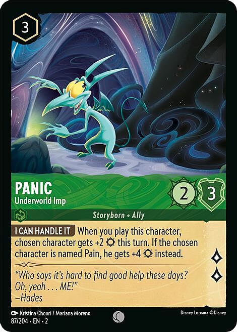 Panic - Underworld Imp Card Front