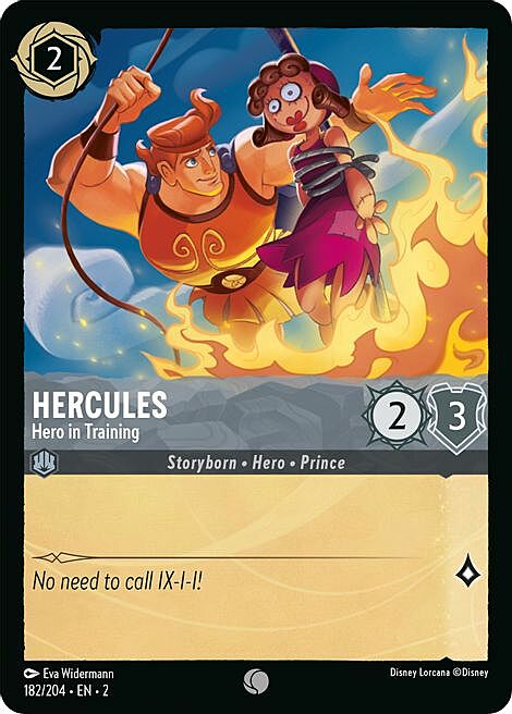 Hercules - Hero in Training Card Front