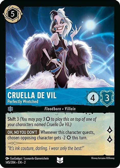 Cruella De Vil - Perfectly Wretched Frente