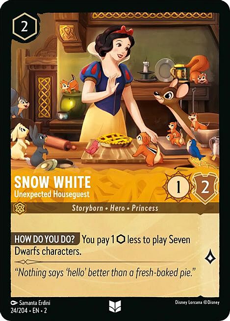 Snow White - Unexpected Houseguest Card Front