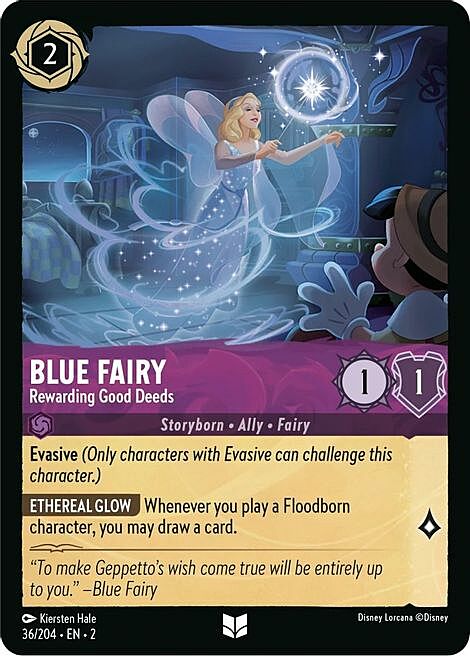 Blue Fairy - Rewarding Good Deeds Frente