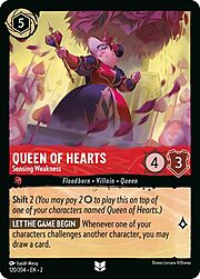 Queen of Hearts - Sensing Weakness