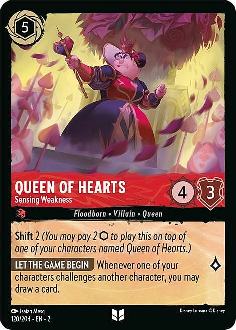 Queen of Hearts - Sensing Weakness Frente