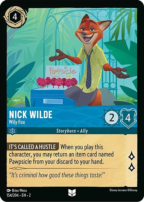 Nick Wilde - Wily Fox Frente