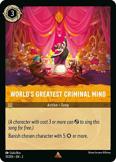 World's Greatest Criminal Mind Card Front