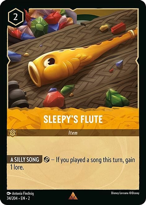 Sleepy's Flute Card Front