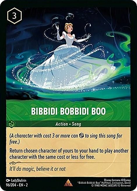 Bibbidi Bobbidi Boo Card Front