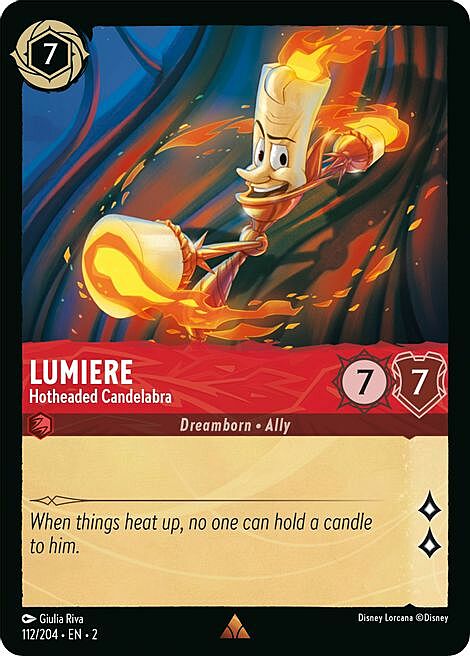 Lumiere - Hotheaded Candelabra Frente