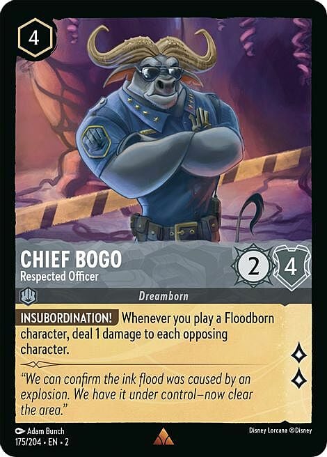 Chief Bogo - Respected Officer Frente