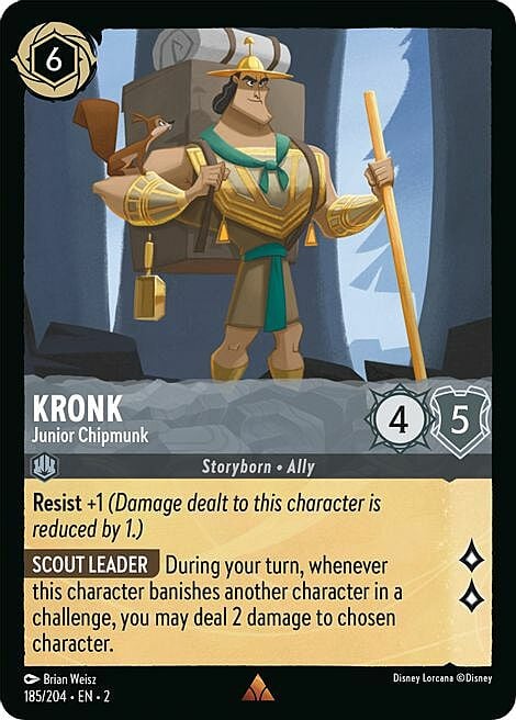 Kronk - Junior Chipmunk Card Front