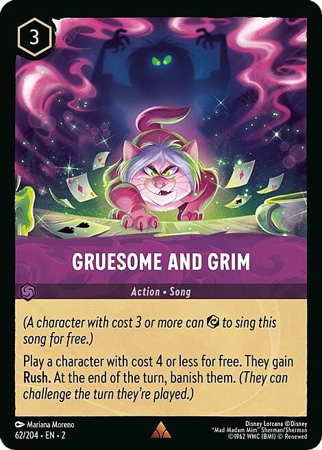 Gruesome And Grim Card Front