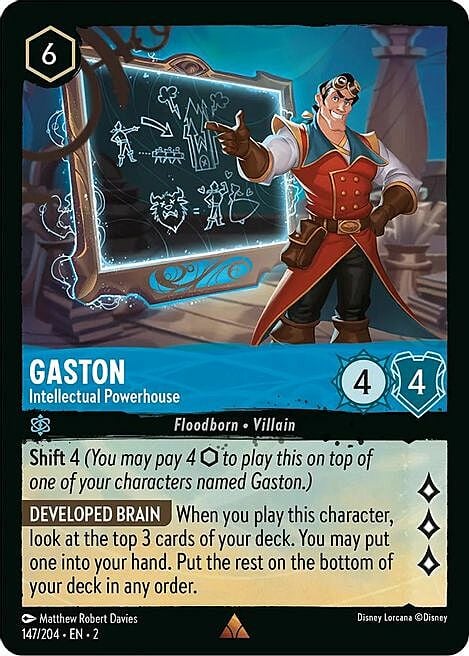 Gaston - Intellectual Powerhouse Frente