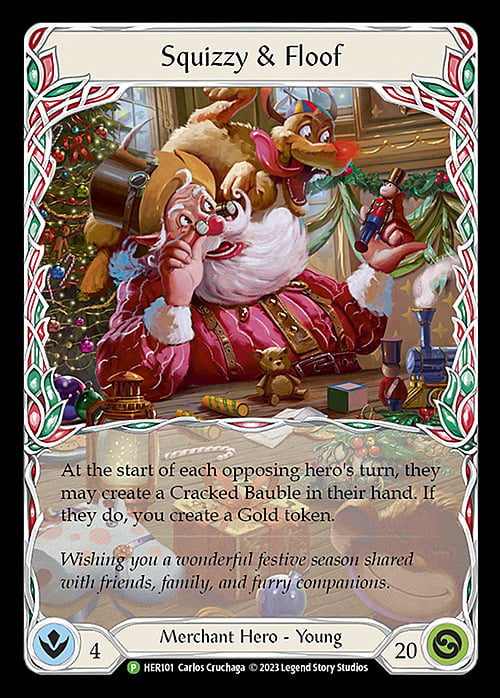 Squizzy & Floof Card Front