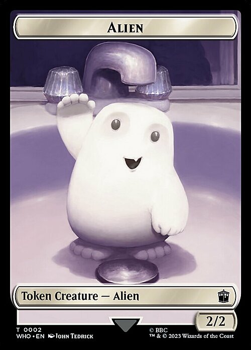 Alien // Cyberman Card Front