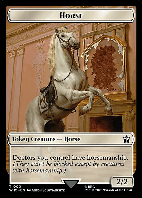 Horse // Alien Warrior Card Front