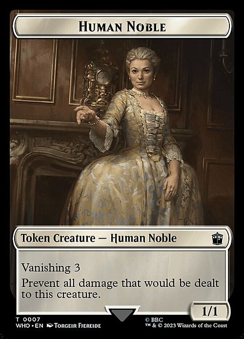 Human Noble // Alien Salamander Card Front