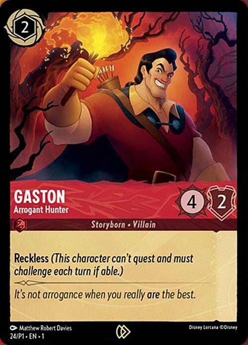 Gaston - Arrogant Hunter Frente