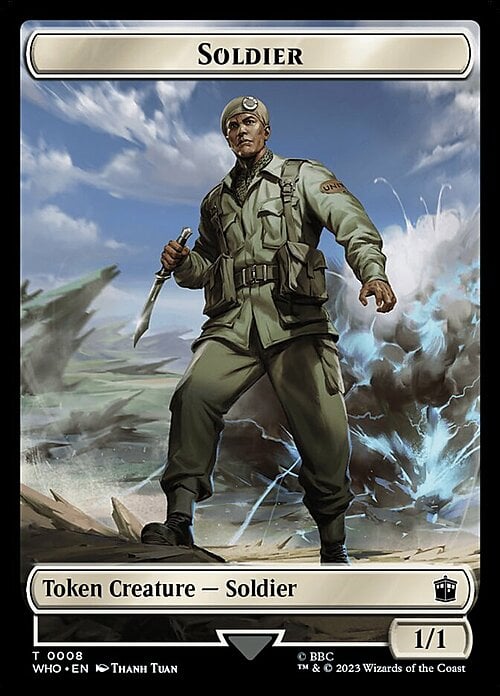 Soldier // Alien Warrior Card Front