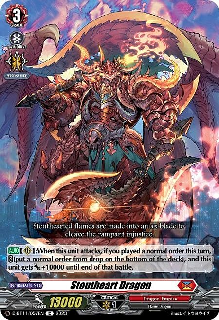 Stoutheart Dragon Card Front