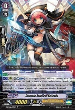 Battle Sister, Compote Card Front