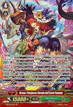 Flower Princess of Perpetual Summer, Verano Card Front
