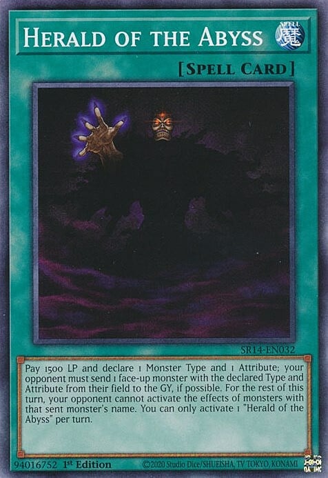Herald of the Abyss Card Front
