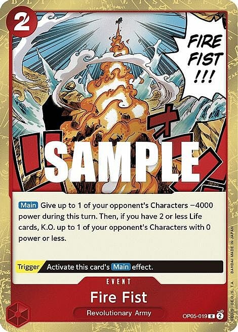 Fire Fist Card Front