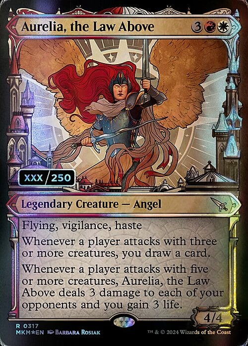 Aurelia, the Law Above Card Front