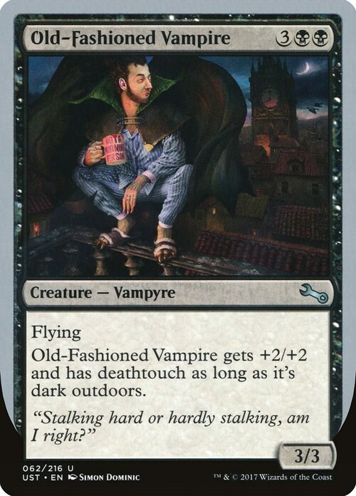 Old-Fashioned Vampire Frente