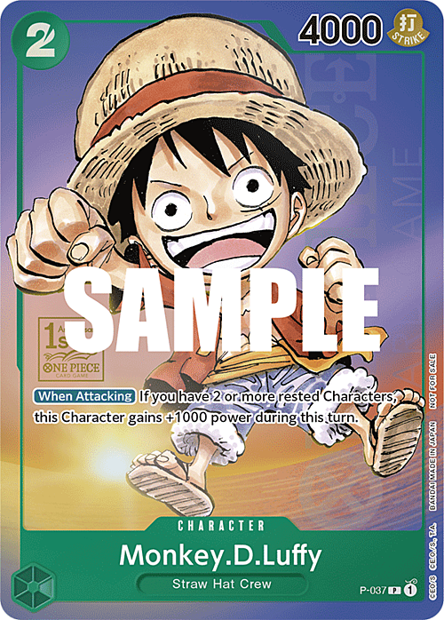 Monkey.D.Luffy Card Front