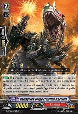 Steel Bullet Dragon, Barragerex Card Front