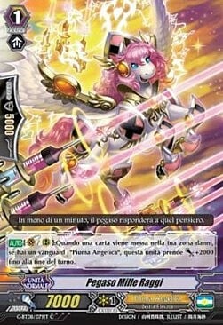 Thousand Ray Pegasus Card Front