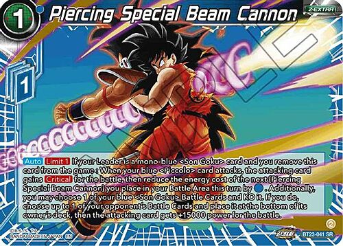 Piercing Special Beam Cannon Frente