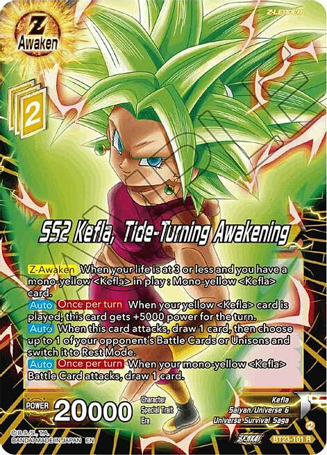 SS2 Kefla, Tide-Turning Awakening Frente