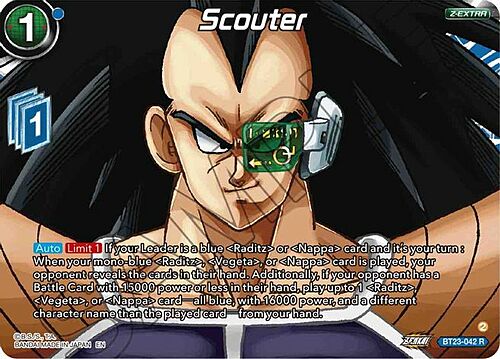 Scouter Card Front