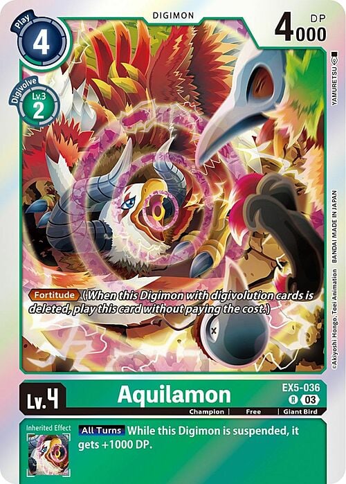 Aquilamon Card Front