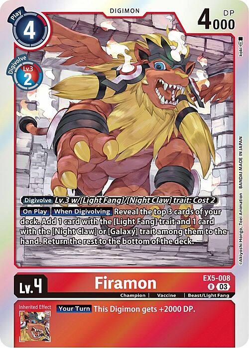 Firamon Card Front