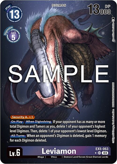 Leviamon Card Front