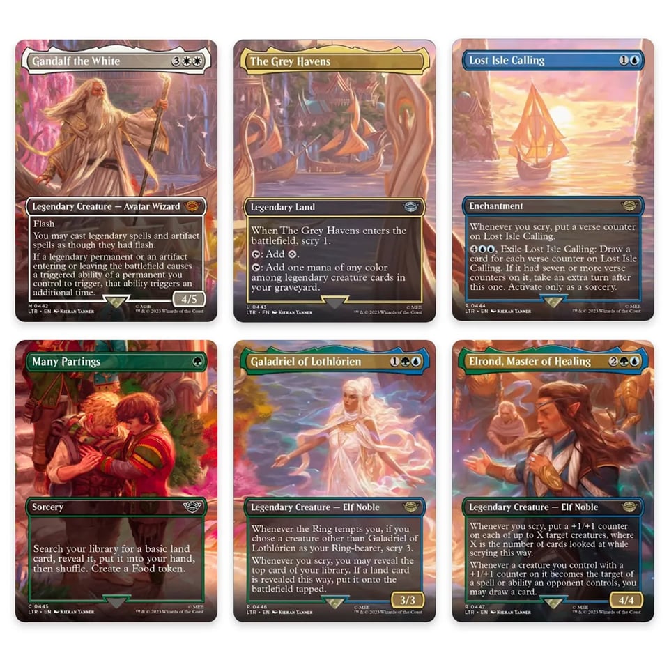 Set "Departure to the Grey Havens Scene" di Il Signore degli Anelli: Racconti della Terra di Mezzo: Extras