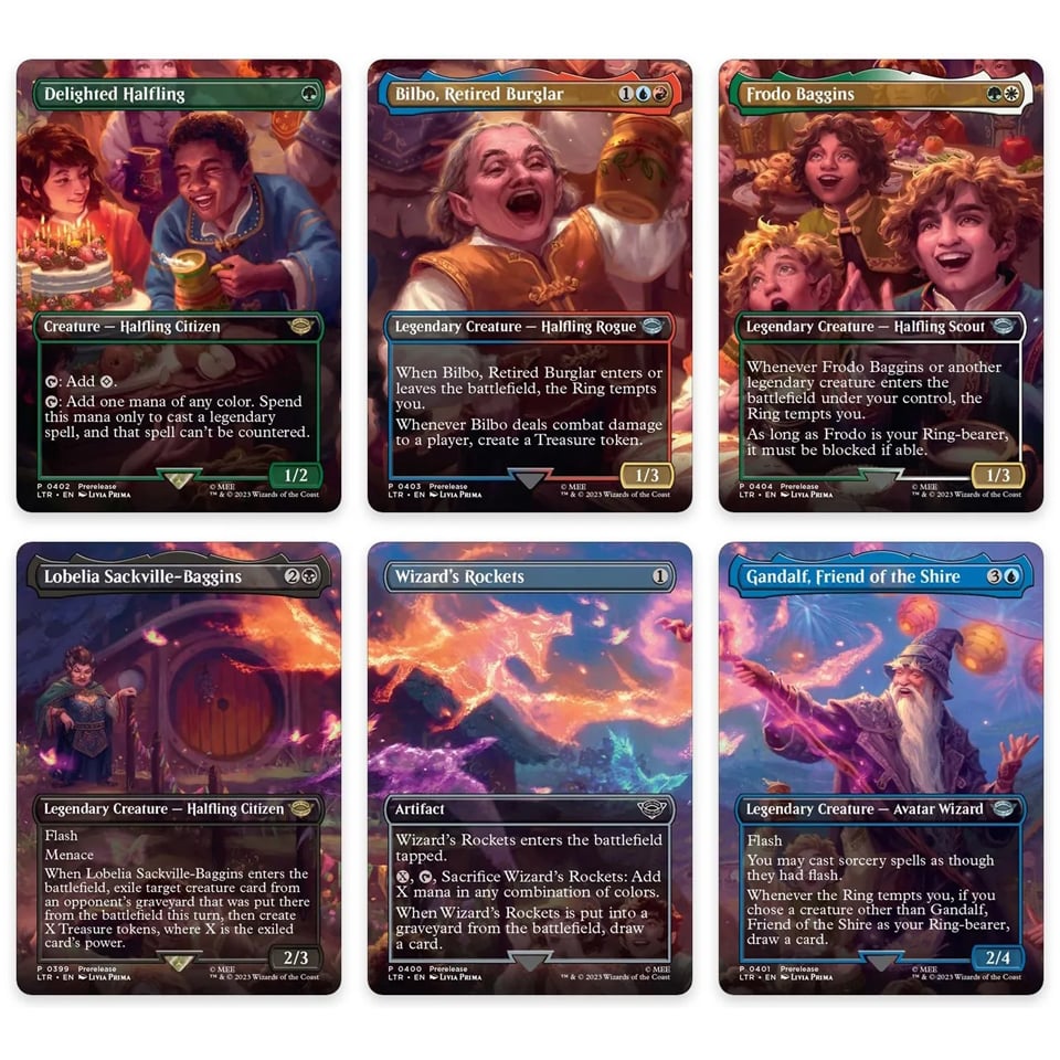 Set "Bilbo's Birthday Party Scene" di Il Signore degli Anelli: Racconti della Terra di Mezzo: Extras