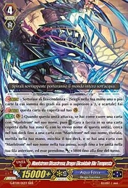 Blue Storm Helical Dragon, Disaster Maelstrom [G Format] Card Front