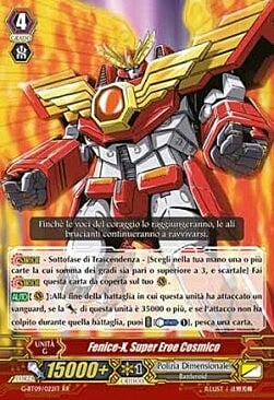 Super Cosmic Hero, X-phoenix Card Front