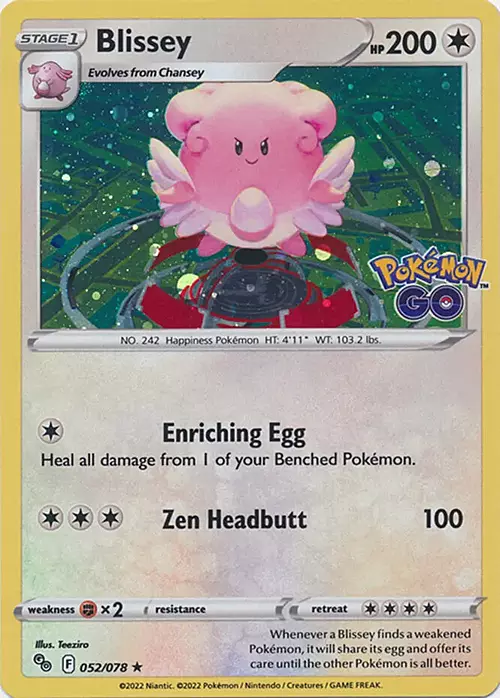 Blissey [Happy Healing | Smash Bomber] Card Front