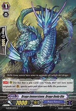 Blue Wave Dragon, Submerge Dragon [G Format] Card Front