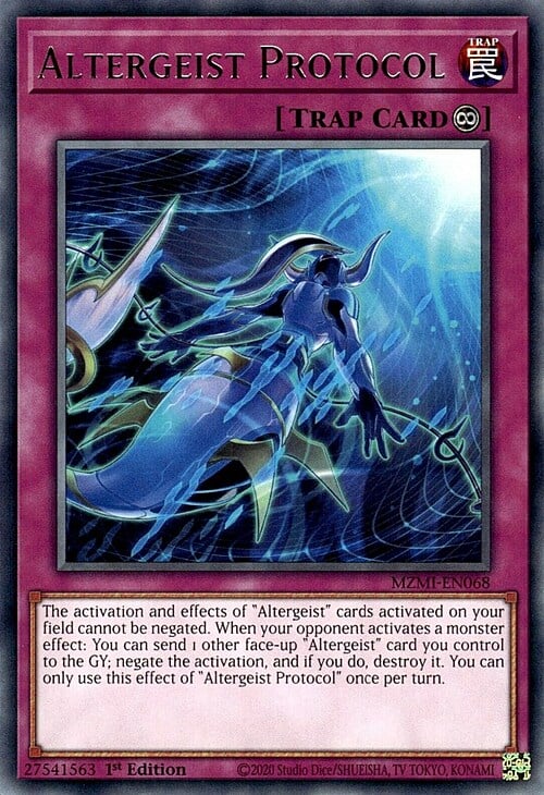 Altergeist Protocol Card Front